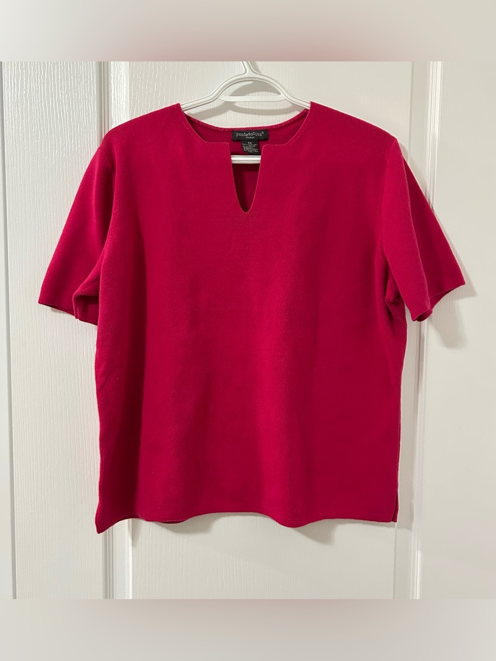 Vintage Women's Knit Top Size 1X Berry Whimsigoth 90s Y2k Business Casual